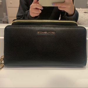 Michael Kors Leather Wristlet